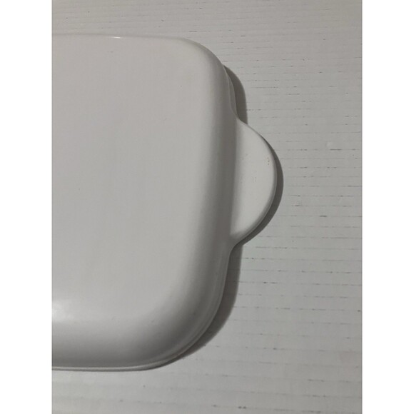 Vintage Corning Ware White Coupe Glass Microwave Rack 9' - Picture 9 of 11